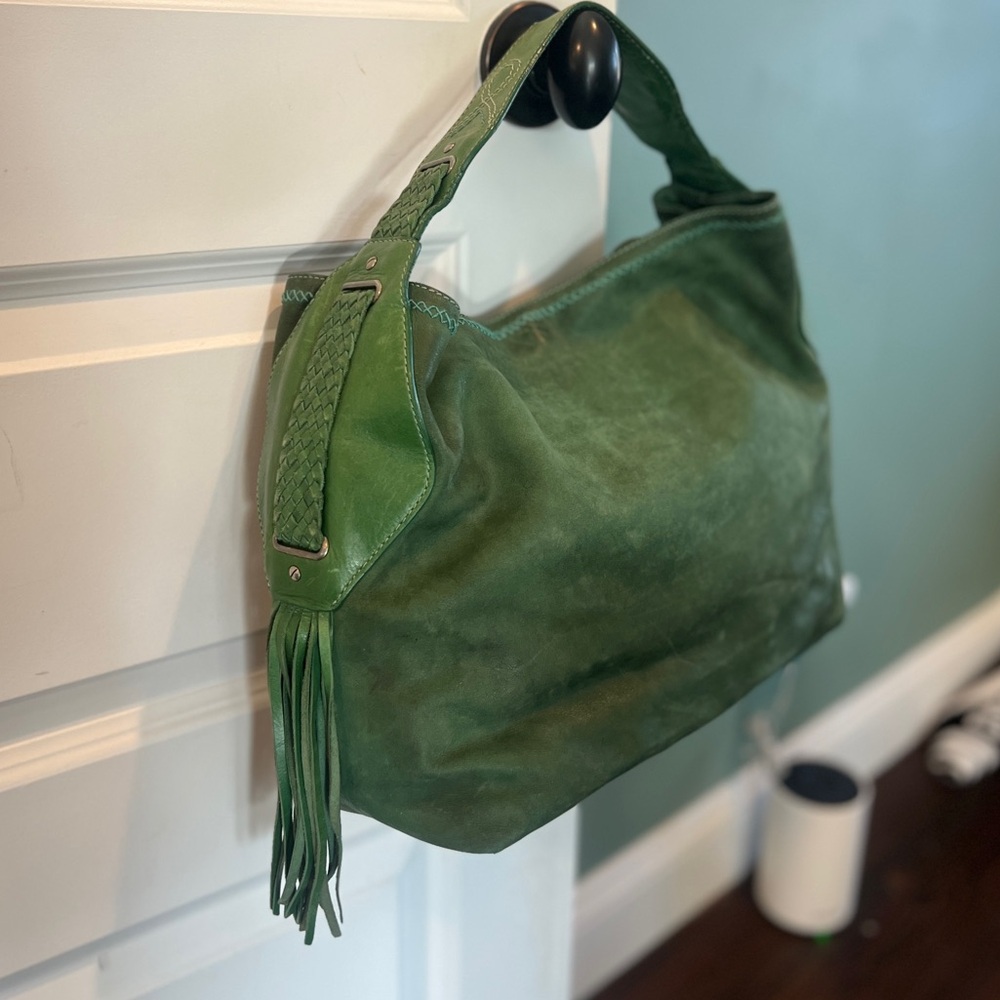 Green Leather Kenneth Cole Handbag